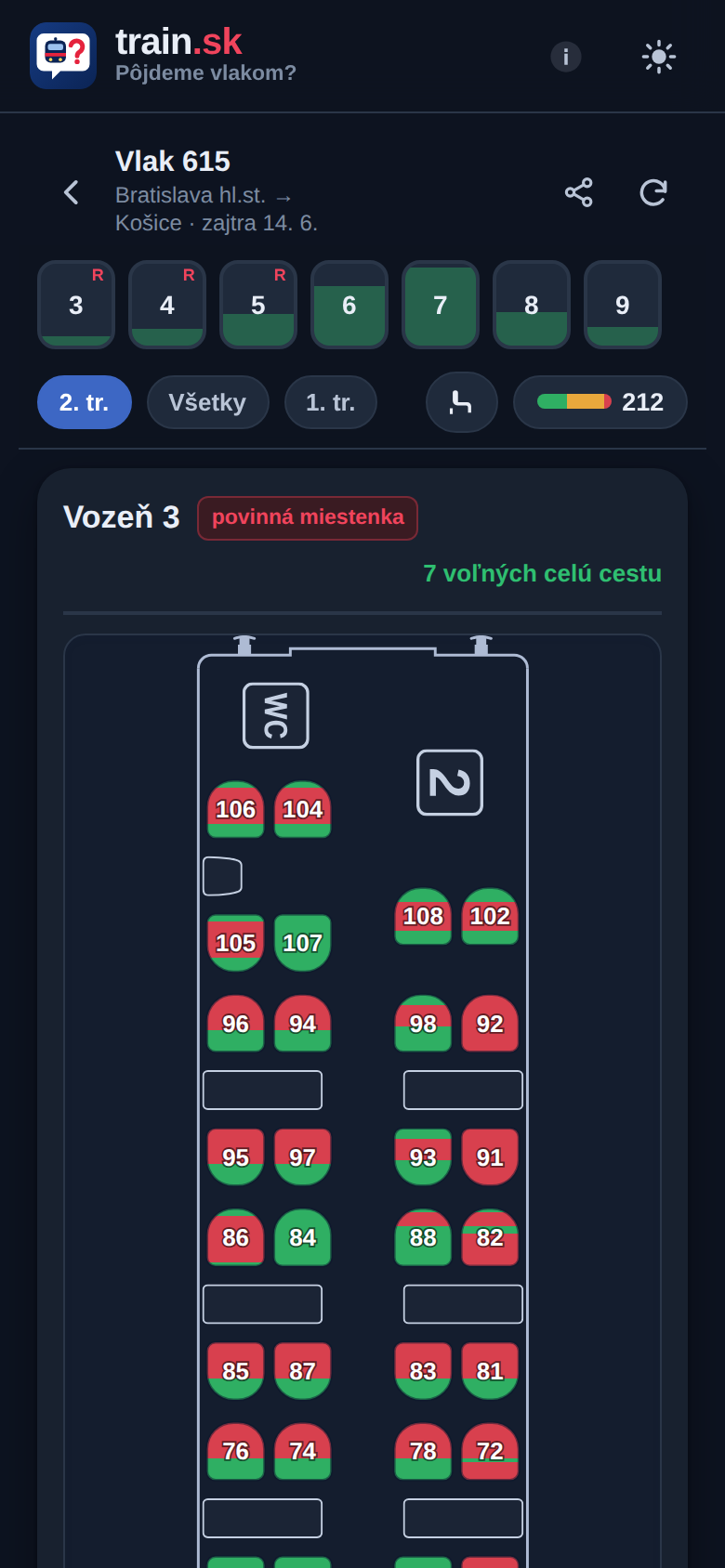 Mobil: aplikácia v tmavom režime